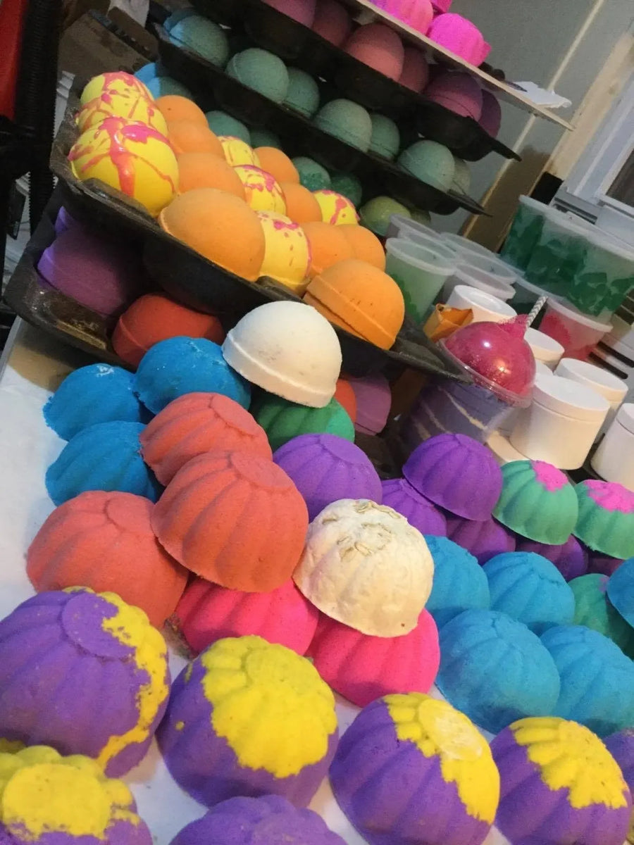 Bath Bombs Rubber City Soaps