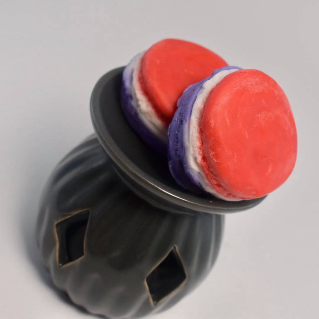 Black Raspberry Vanilla Wax Melt Macaroons Rubber City Soaps